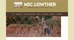 Desktop Screenshot of miclowther.com