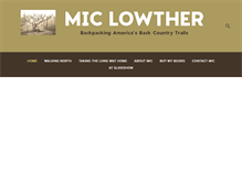 Tablet Screenshot of miclowther.com